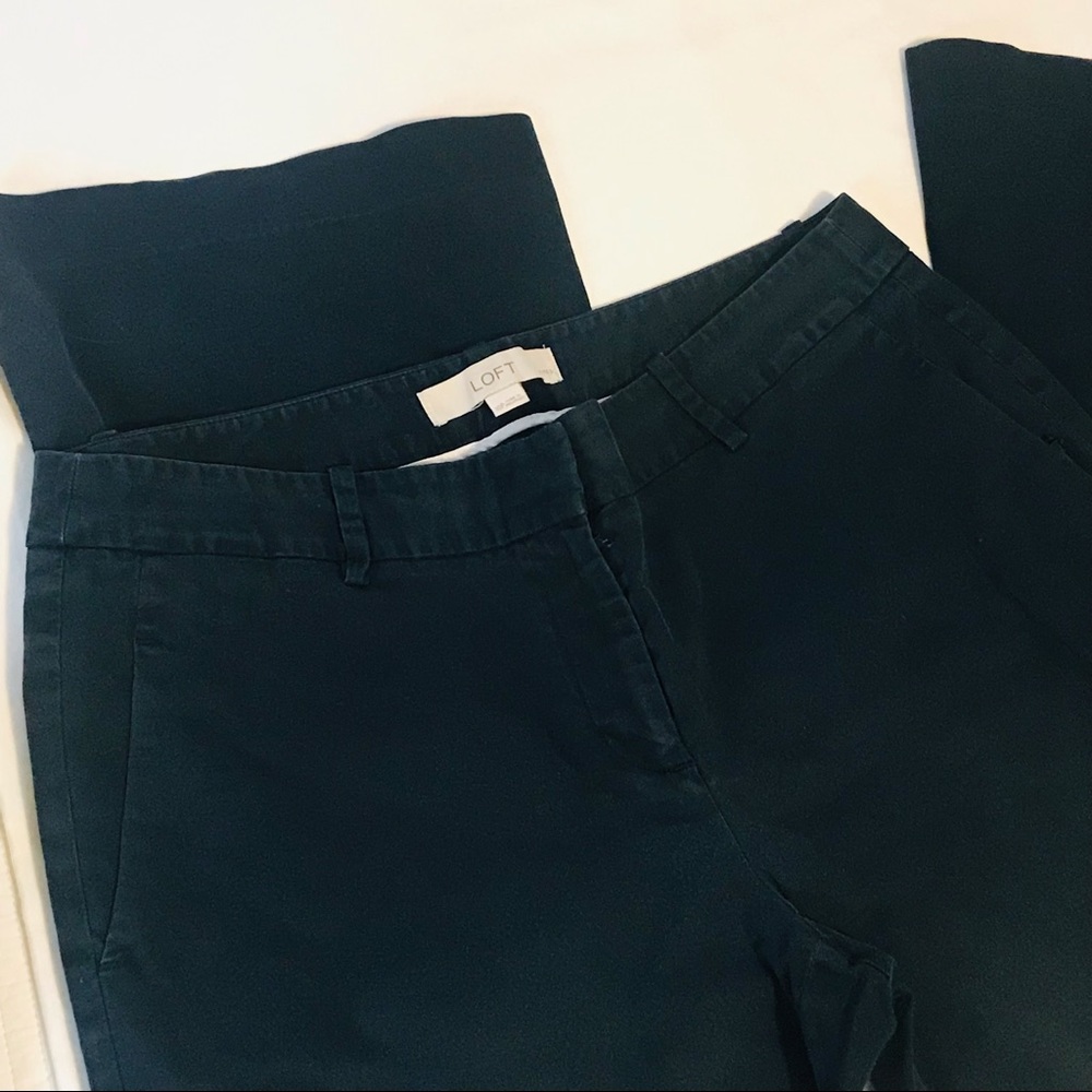 Loft Chino Flare / Bootcut Pants - image 2